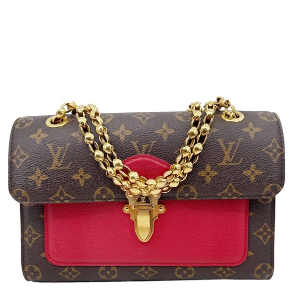 Louis Vuitton  Victoire Monogram Canvas Crossbody Bag Cerise - Picture 1 of 14
